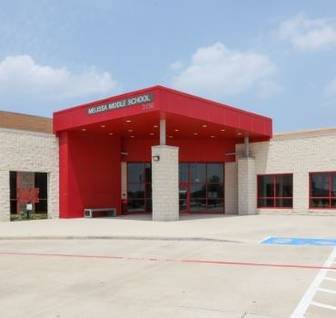 Melissa Middle School entrance