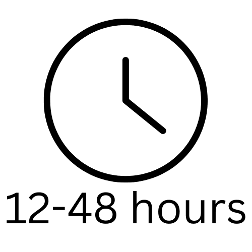 12 - 48 Hours clock icon
